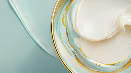 Skincare, cosmetics and beauty product texture abstract background, hygiene cream, gel or lotion, scrub mask sample and spa soap skin body careの素材