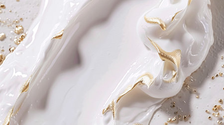 Skincare, cosmetics and beauty product texture abstract background, hygiene cream, gel or lotion, scrub mask sample and spa soap skin body careの素材