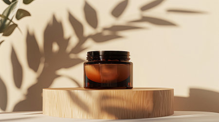 Face cream moisturiser, skincare and bodycare product, spa and organic beauty cosmetics for natural skin care routine ideaの素材