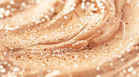 Beauty product and cosmetics texture, makeup shimmer glitter, blush eyeshadow powder as abstract luxury cosmetic background artの素材