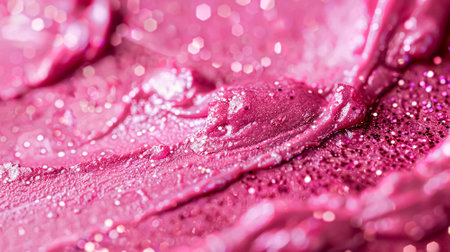 Beauty product and cosmetics texture, makeup shimmer glitter, blush eyeshadow powder as abstract luxury cosmetic background artの素材