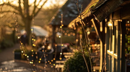 Details and products on shelves in the English counryside farm shop, small business, country style designの素材