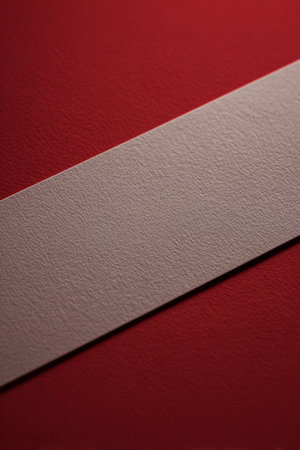 Abstract design creating a minimal background for seasonal events like Valentine's Day using red and white paper texturesの素材