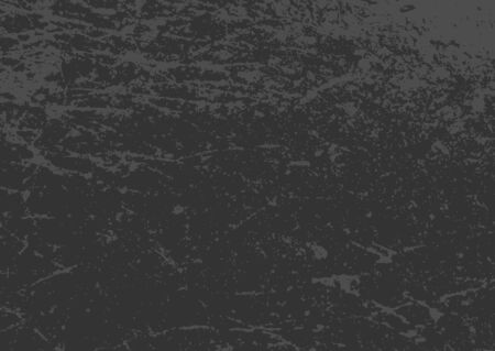 Dark grunge texture. Rectangular background with scratches. Black, grey. Vector illustration.のイラスト素材