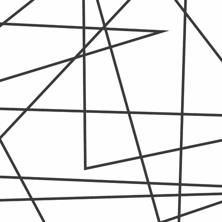 Square template with irregular intersecting lines. Vector illustration.のイラスト素材