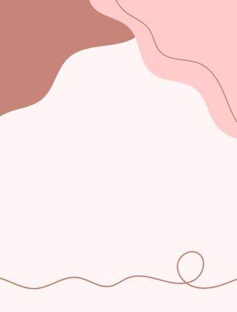 Modern vertical background with abstract shapes. Simple vector illustration.のイラスト素材