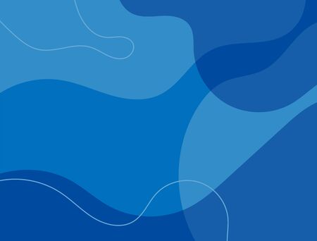 Rectangular abstract blue background. Modern vector illustration.のイラスト素材