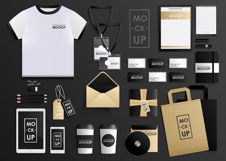 Corporate identity design template set.のイラスト素材