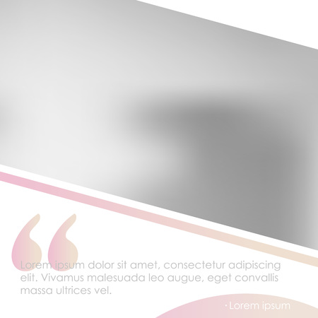 Social media banner template for your blog or business.  Cute pastel pink design for photo. Vector flatのイラスト素材