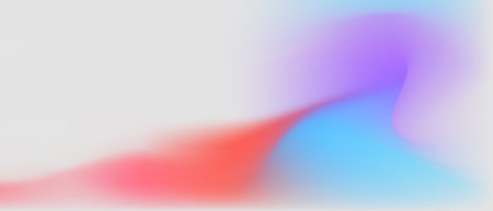 Trendy blank minimalist poster with y2k aesthetic. Modern banner with blurred neon gradient. Vector background with noise and 3d holographic colors.のイラスト素材