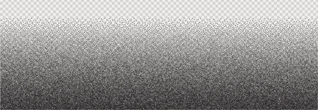 Noisy background with dots. On a transparent background. Retro grain texture. Vector grunge bannerのイラスト素材