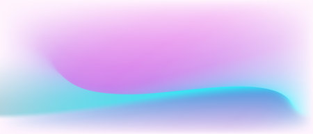 Trendy blank minimalist poster with y2k aesthetic. Modern banner with blurred neon gradient. Vector background with noise and 3d holographic colors.のイラスト素材