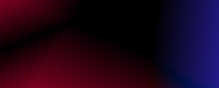 Background with trendy gradient and noise. Red and blue colors. Glare from lenses, overlay texture. Vector banner with dust and smooth color transitionのイラスト素材