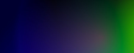 Background with trendy gradient and noise. Black and green and dark blue and gray colors. Glare from lenses, overlay texture. Vector banner with dust and smooth color transitionのイラスト素材