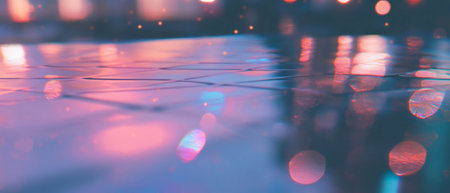 Captivating blend of city grid and celestial constellations in a unique double exposureの写真素材