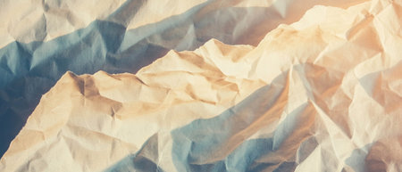 Vintage paper texture banner template with warm and nostalgic design for creative projectsの写真素材