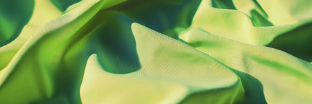 Light lime green cotton fabric showcasing a smooth poplin weave and vibrant textureの素材