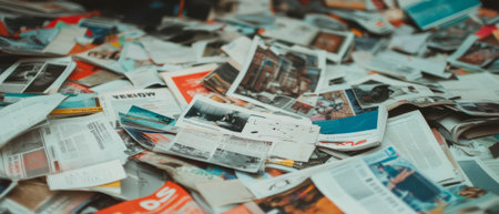 Creative exploration of minimalistic mixed media collage focused on financial themesの素材