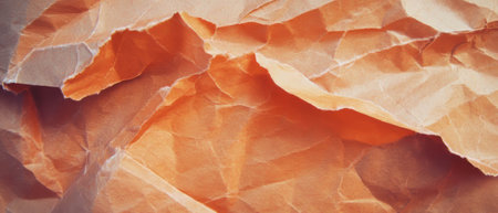 Vintage paper banner template with textured aged appearance for design projectsの写真素材