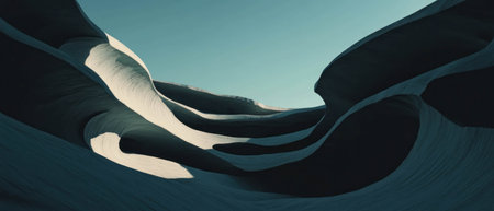 Layered abstract shapes create a modern 3D background designの素材