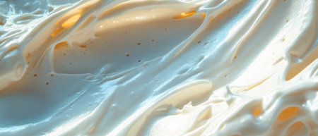 Seamless texture pattern of heavy cream highlighting a rich dairy ingredient for culinary useの素材