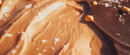 Discover the creamy, rich, and nutty textures of peanut butter fudgeの素材