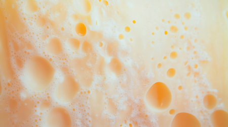 Close up of asiago cheese texture and sharpness for culinary designの素材