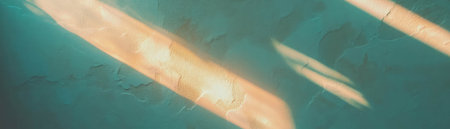 Exploring the texture and light of Venetian plaster in a vibrant backdropの素材