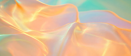 Elegant transparent digital waves creating a subtle abstract background effectの素材