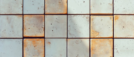 Subtle texture of a small square tile grid in a classic, versatile design backgroundの素材