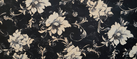 Elegant damask patterned background perfect for luxurious presentations or decor