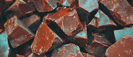 Rich and creamy chocolate fudge with a smooth texture ready for dessert