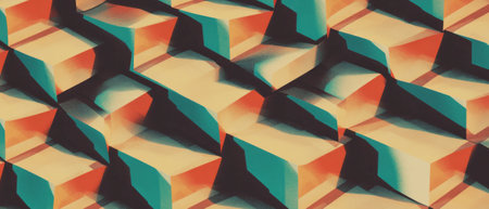 Geometric diamond pattern with a modern and sophisticated aesthetic for contemporary design