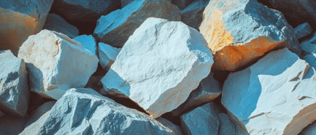 Light gray stone texture banner template for versatile design projects and presentations