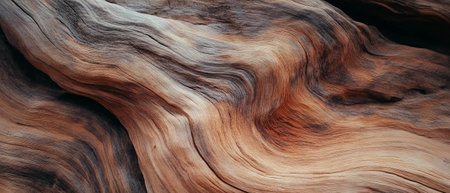 Natural flow of wood grain creating a double exposure effect