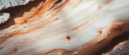 Elegant birch wood grain texture showcasing smooth and light colorsの素材