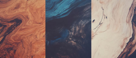 Exploring the beauty of wood grain with soft blends and diffused colors using wet-on-wet techniqueの素材