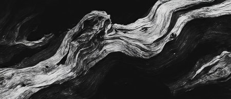 Detailed texture of tree bark showcasing rough grooves and patterns in natural compositionの素材