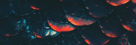 Hand-drawn snake skin showcasing abstract geometric patterns in varied sizes for design useの素材