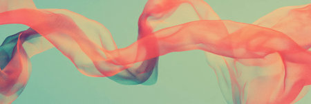 Intertwined ribbons create a dynamic flow suggesting movement and flexibilityの素材