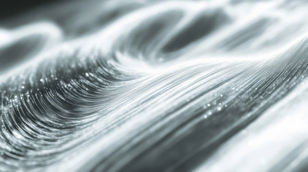 Elegant textured chaos with delicate swirls and fluid motionの素材