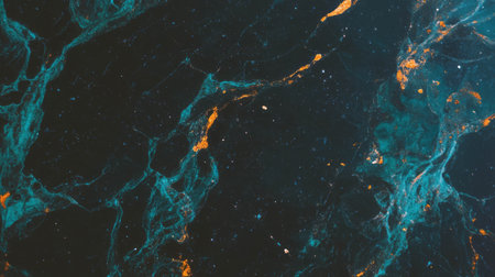 Abstract dark overlay texture with vivid highlights for artistic design and backgroundsの素材