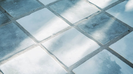 Abstract texture of white and grey tiles in geometric pattern for interior designの素材