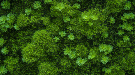 Lush emerald and mossy green texture for nature inspired designsの素材