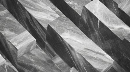 Abstract texture of grey birch and light grey bardiglio marble for design inspirationの素材