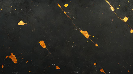 Abstract concrete texture with antique gold inlaid pattern for elegant design and decorの素材