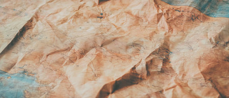 Vintage map template for adventurous travel planning and explorationの素材