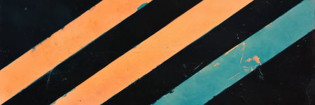 Abstract diagonal stripes with subtle color shifts for modern designの素材