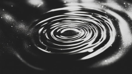 Abstract moire pattern with circular interference for design and backgroundの素材