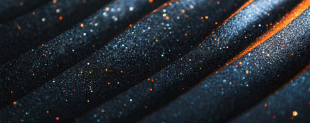 Diagonal grainy stripes texture with sparkling particles for artistic backgroundsの素材